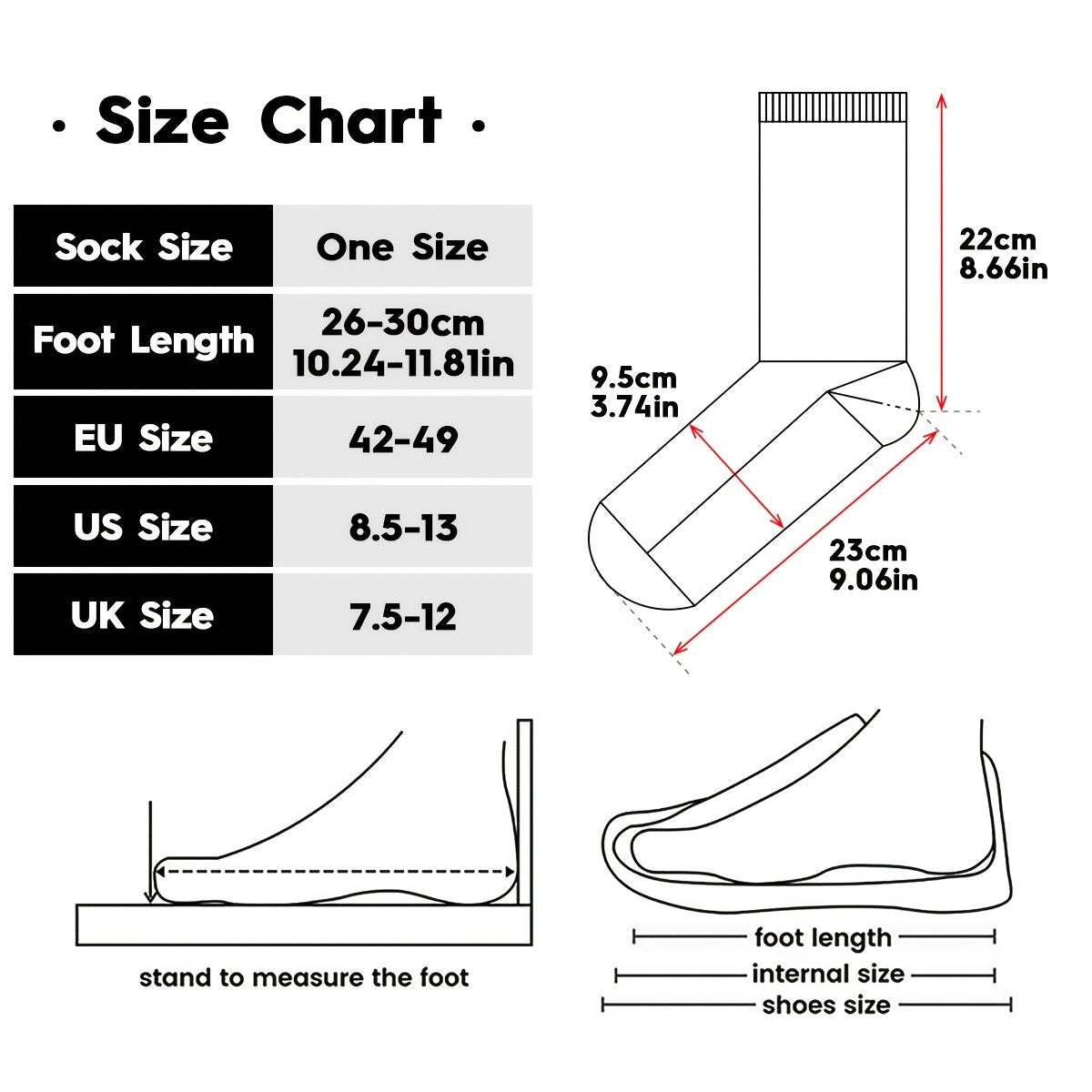 Men's Mid Crew Sport Socks - Sweat Absorbing and Comfy