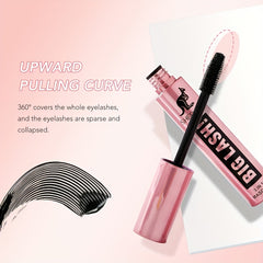 Volumizing Waterproof Mascara, Curling, Clumping