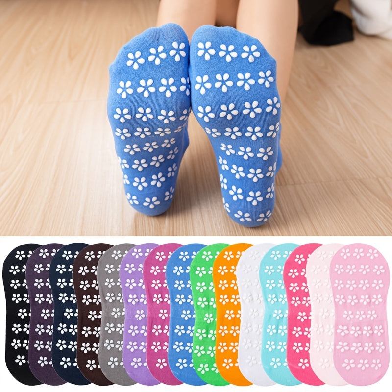 Non Slip Yoga Socks Low Cut Grip Socks For Pilates Yoga Barre Ballet