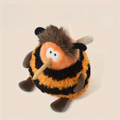 Bumblebee Plush Toy, Soft Stuffed Animal with Expressive Eyes