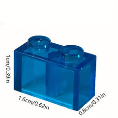 40pcs Small Particles Bricks 1x2 Building Block Toy