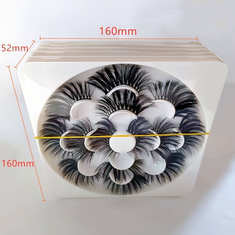 35 Pairs 25mm Fluffy Dramatic False Eyelashes Cosplay Manga Extension