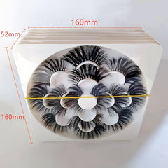 35 Pairs 25mm Fluffy Dramatic False Eyelashes Cosplay Manga Extension