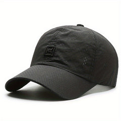 Embroidered Perforated Hat Outdoor Baseball Cap Men's Sport Cap Polyester