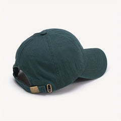 Embroidery Baseball Cap Solid Cotton Sun Hats Adjustable Couple Dad Hats