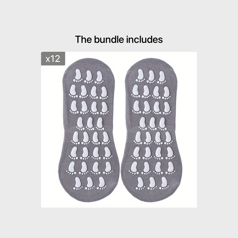 Moisture Wicking Yoga Socks for Women and Men Non Slip Ankle Socks