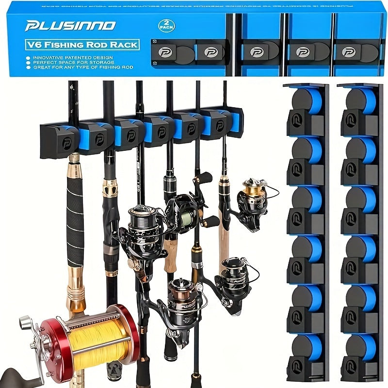 Vertical Fishing Rod Racks Wall Mounted Holders