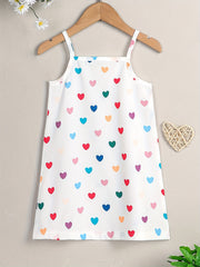 Girls Hearts Dots Cami Dress Kids Summer Outfit