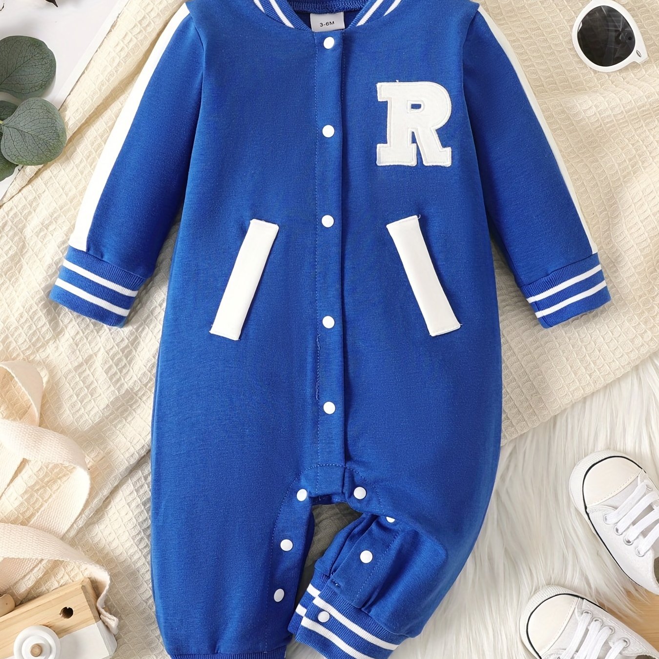 Baby Casual Baseball Bodysuit