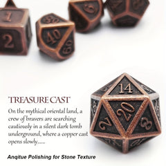 7pcs Classic Polyhedral Dice Set - Indoor Gaming