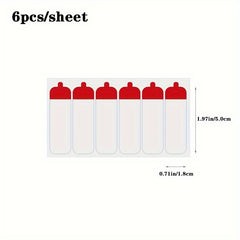 60pcs Double Sided Tape Waterproof Mounting Tape Reusable Transparent Tape