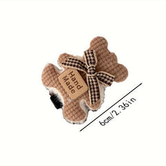 Sweet Bear Bow Hair Clip Lovely Headwear