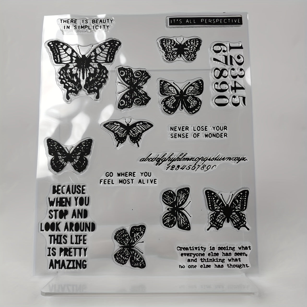 Butterfly Clear Stamps Scrapbooking DIY Greeting Card Embossing