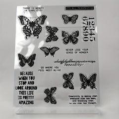 Butterfly Clear Stamps Scrapbooking DIY Greeting Card Embossing