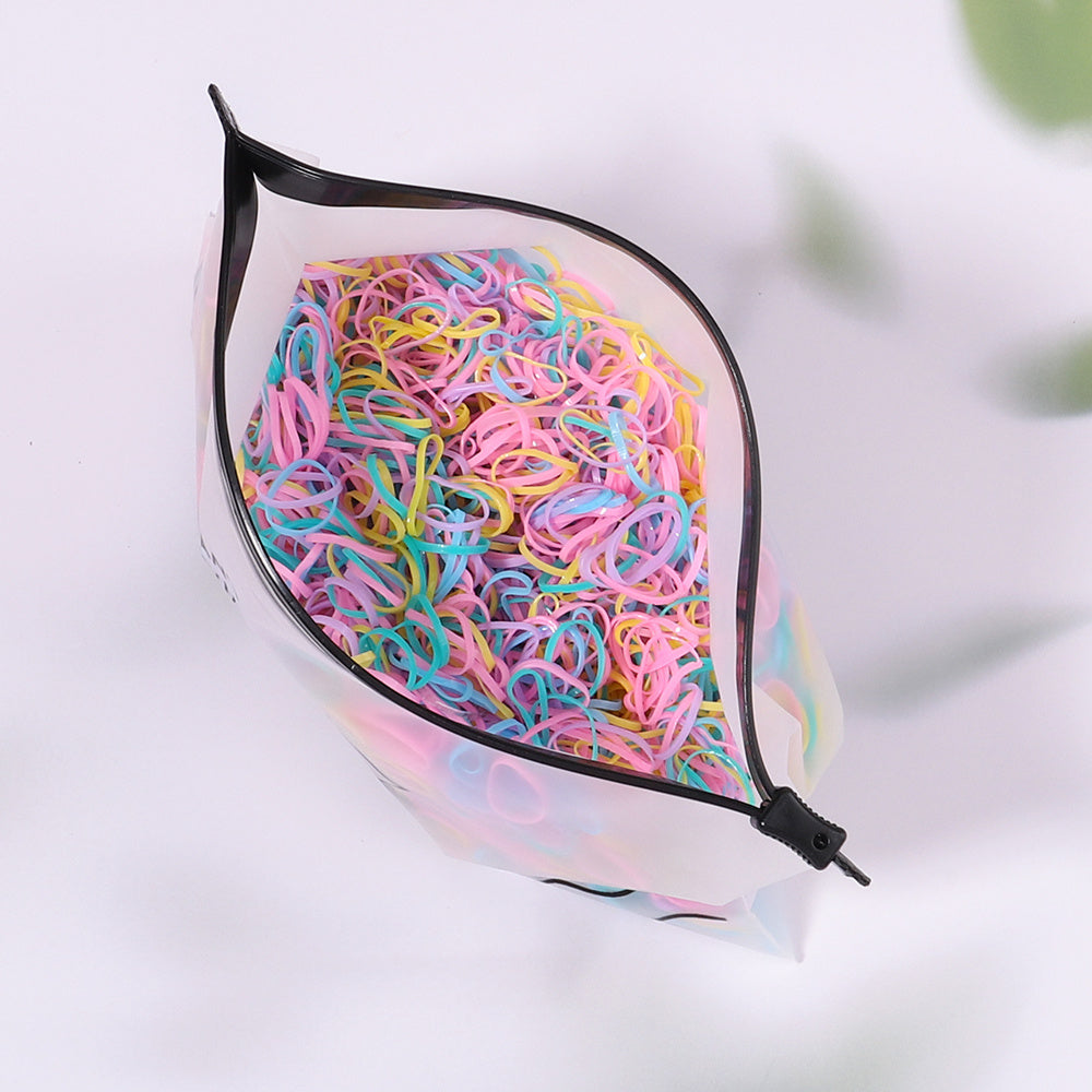 2000 Colorful Hair Ties for Kids