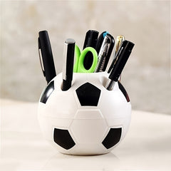 Soccer Shape Pen Pencil Holder Desktop Rack Home Decoration