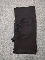 Solid Skinny Shorts Sports Fitness Yoga Running Shorts