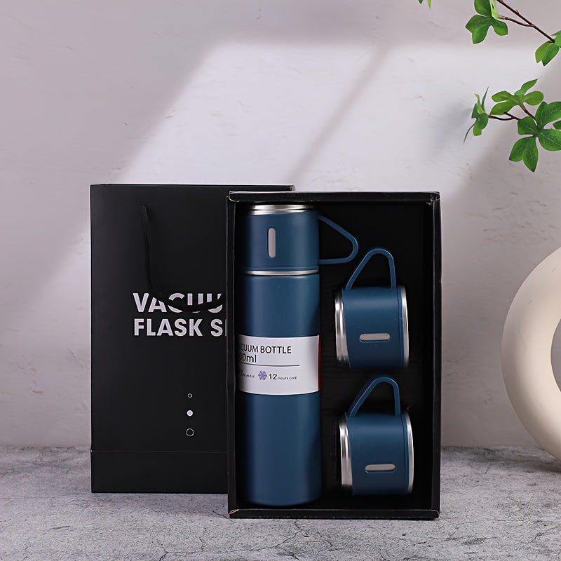 16pc 500ml Stainless Steel Coffee Cups Set - Hot Cold Beverage Bottle