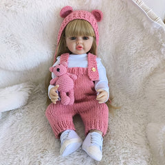 Realistic Princess Toddler Art Bebe Doll Vinyl Reborn Youngsters Girl Doll
