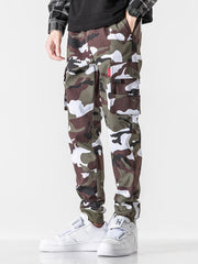 Camouflage Cargo Pants Men Street Style Cotton Pants With Pocket