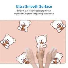 Funny Bear Desk Pad Office Mouse Pad Large Small