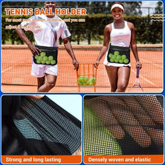 Portable Tennis Ball Picker Lightweight Storage Bag Large Capacity