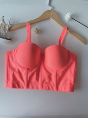Push Up Slimming Corset Bra T Shirt Underwear