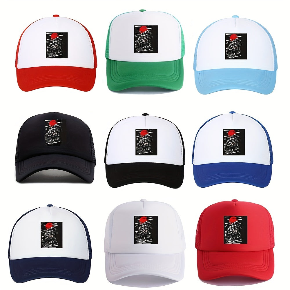 Unisex Mesh Sunshade Adjustable Baseball Cap Outdoor Sport