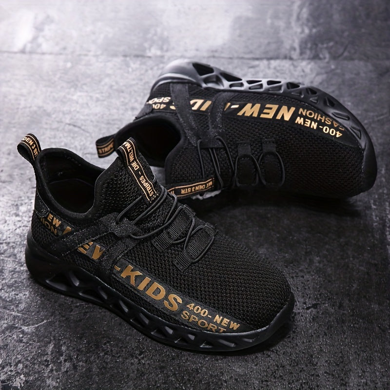 Boys' Breathable Running Shoes with Shock Absorption