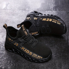 Boys' Breathable Running Shoes with Shock Absorption