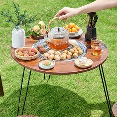 Portable Folding Stove Table for Camping Outdoor Barbecue