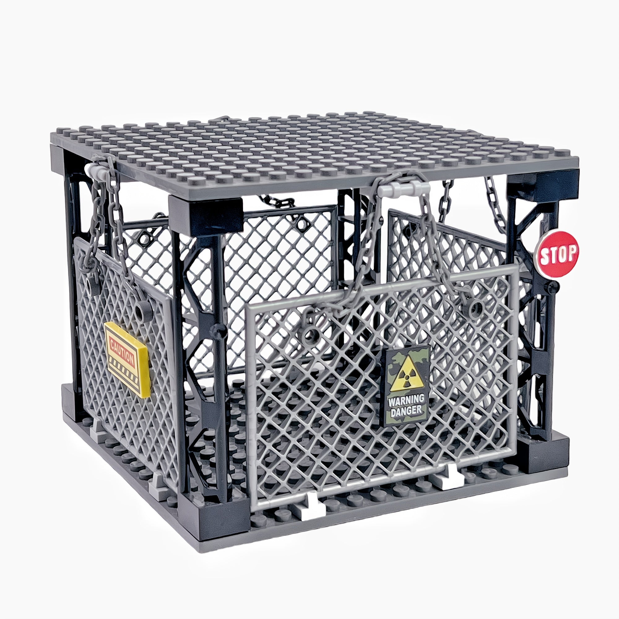 Military Prison Building Blocks Toys MOC Restricted Area Trap