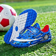 Kids TF Cleats Lightweight Non-slip Football Shoes