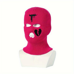 3 Hole Knitted Balaclava Full Face Cover Ski Mask For Men Women