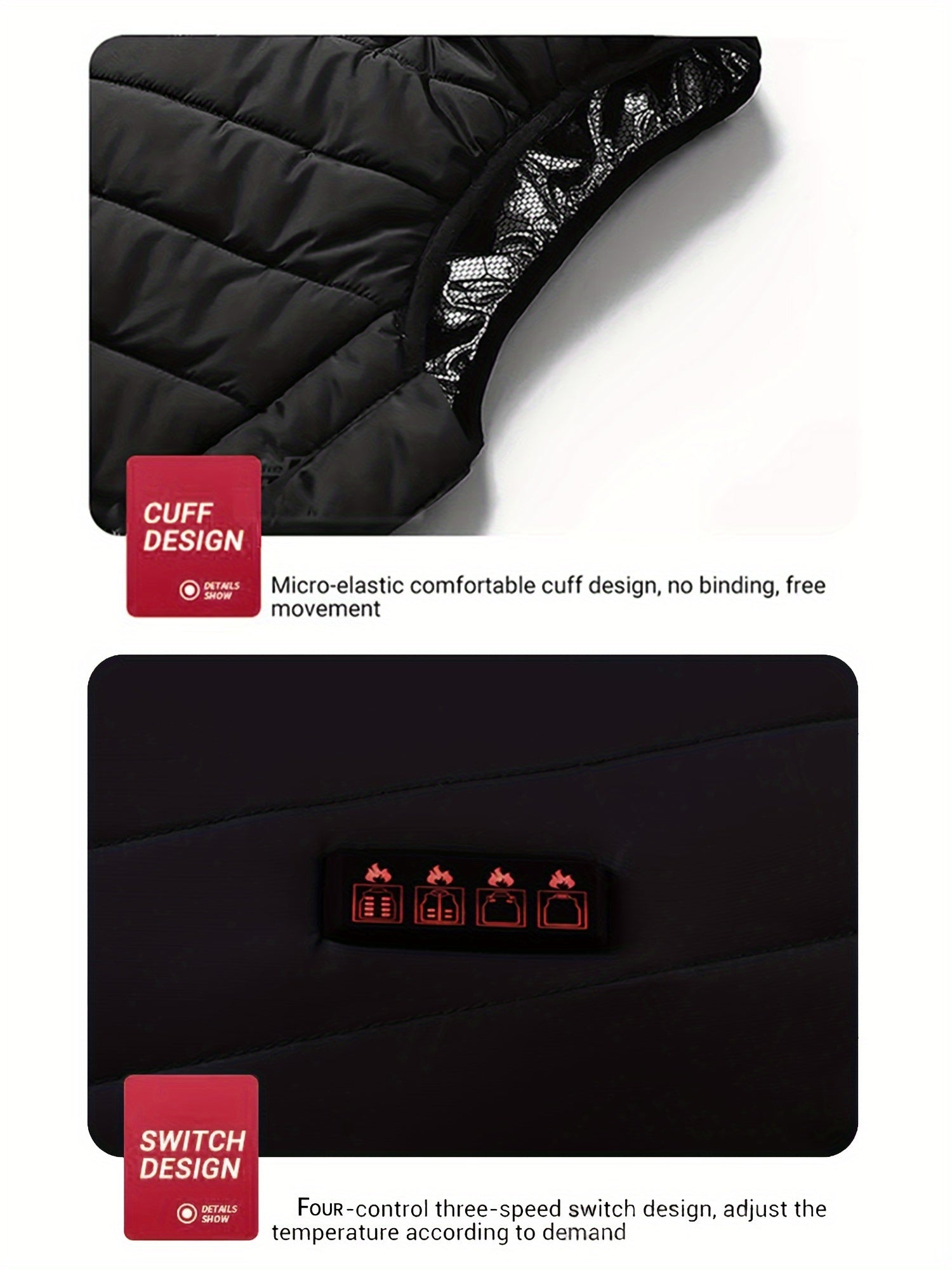 Men's Heated Vest for Outdoor Activities and Hiking