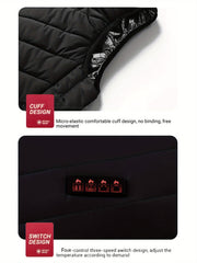 Men's Heated Vest for Outdoor Activities and Hiking