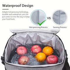 15L Insulated Lunch Bag Leakproof Lunch Box for Office Work School Picn