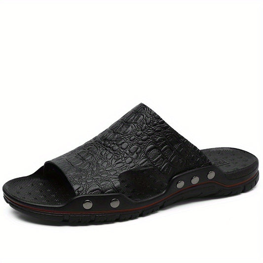 Men's Lightweight Slippers Open Toe Shoes for Outdoor
