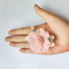 3pcs Girls Pearl Flower Hair Clips Kids Hair Accessories