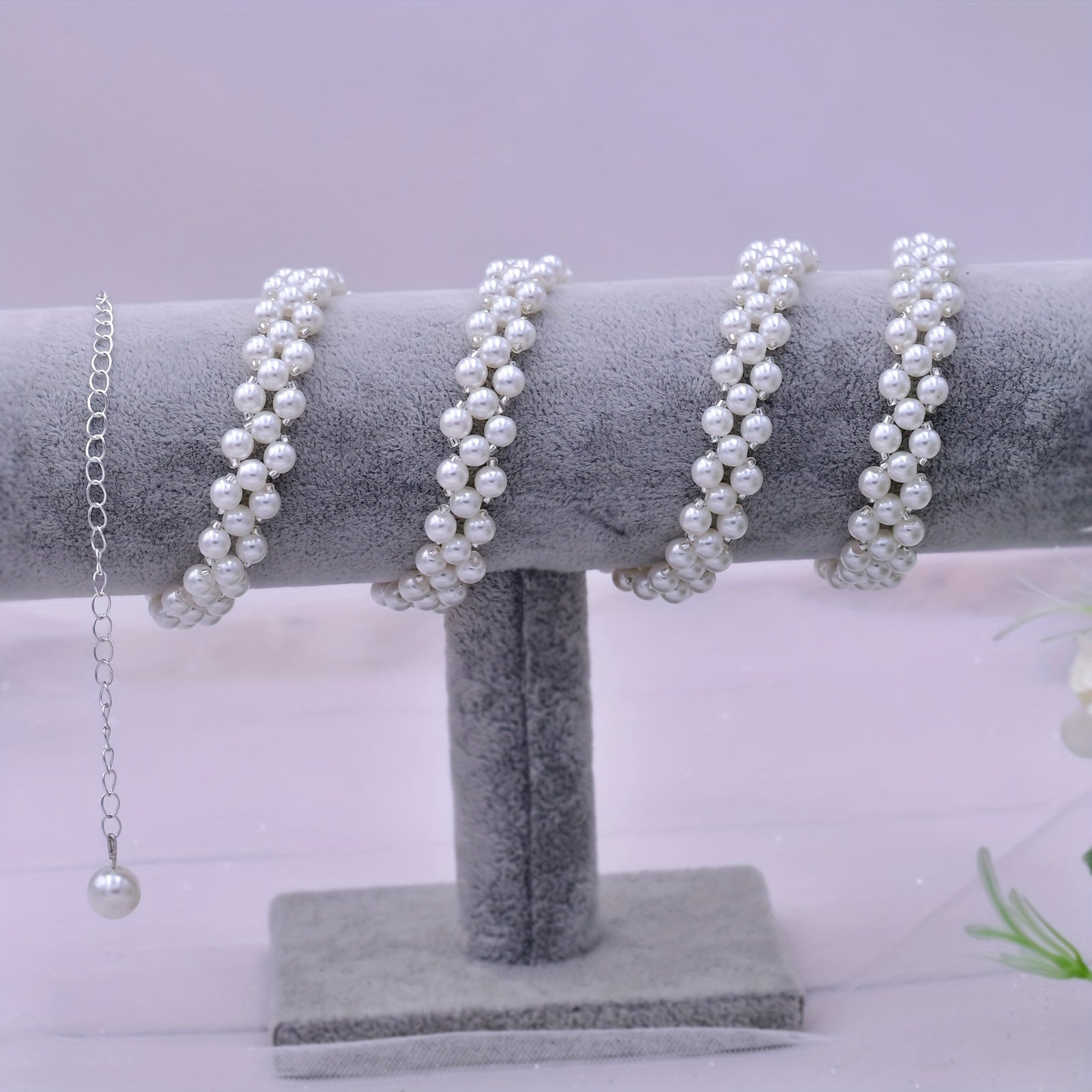 Pearl Beaded Bridal Sash for Wedding Dress