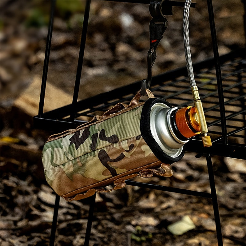 Camo Gas Tank Storage Bag for Outdoor Heat Preservation and Anti Fall Set