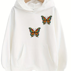 Animal Print Boys Casual Pullover Hoodie Long Sleeve Sweatshirt
