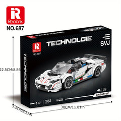 Reobrix Classic Racing Series Building Block Toy Gift