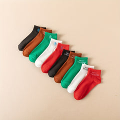 Christmas Cartoon Ankle Crew Socks Pack Women's Stocking