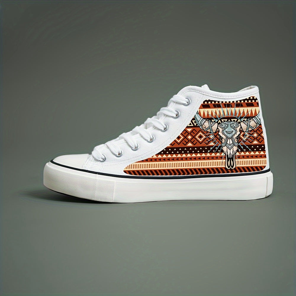 Cow Print Plush Lined Thermal Sneakers