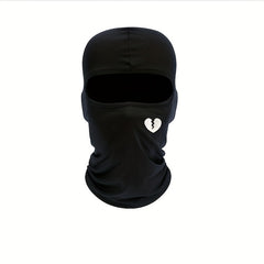 Heartbreak Pattern Print Cycling Pullover Hat