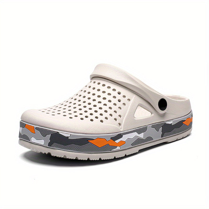 Men's Camouflage Clogs Garden Shoes Lightweight Sandals