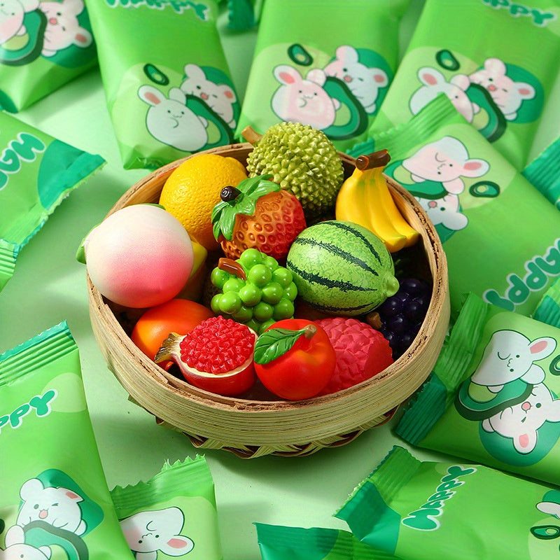 Large Fruit Surprise Bag Faux Banana Watermelon Durian Toy Gift