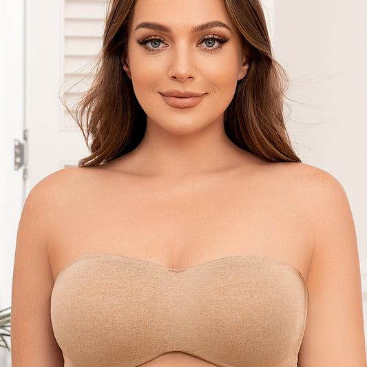Strapless Underwire Minimizer Bandeau Bra