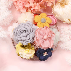 15pcs Chiffon Flower Hairpin Hair Accessories Girls Birthday Gift